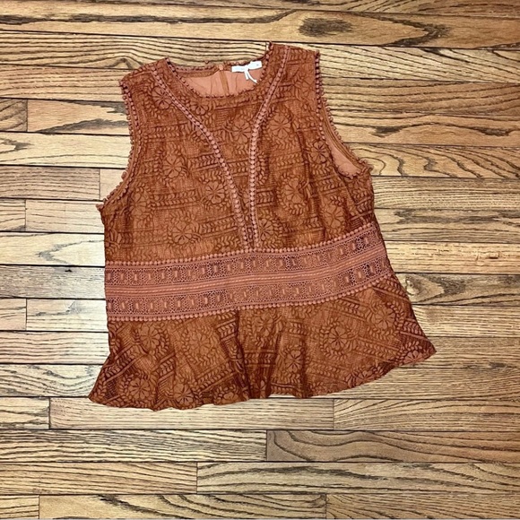 Lace Peplum Blouse - Picture 7 of 9